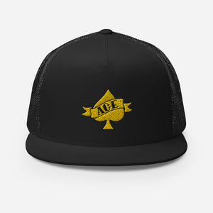 Gold Spade Trucker Cap